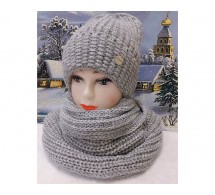 Комплект зимний (шапка + шарф)